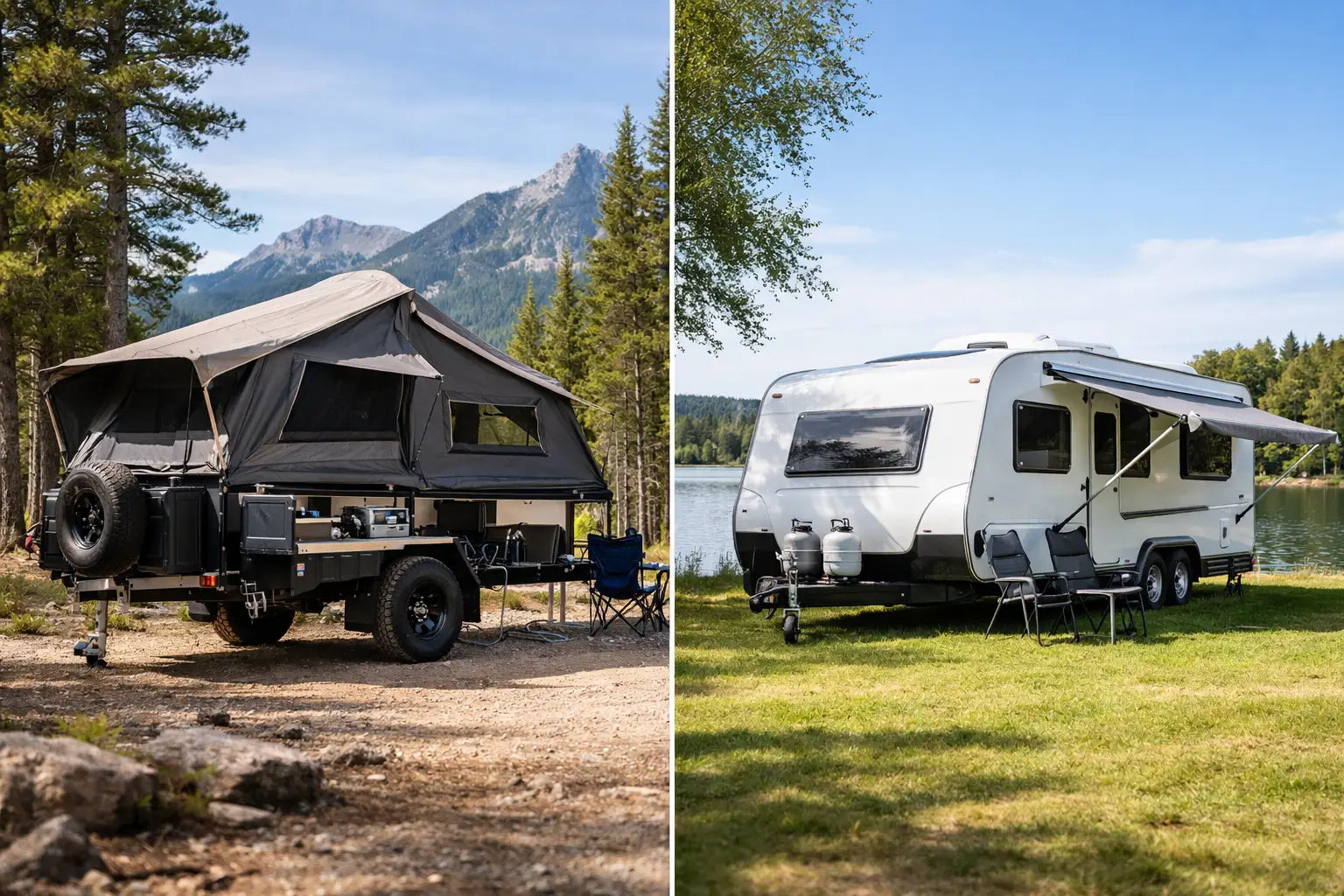 Camper trailer vs caravan: which suits you?