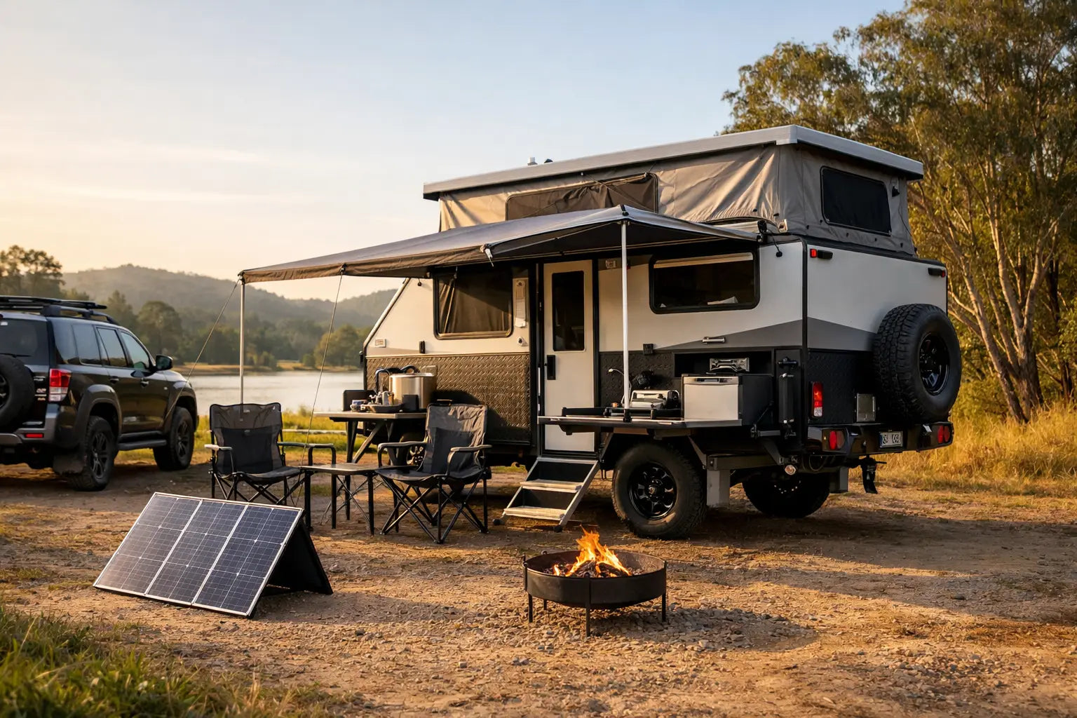 How to Set Up a Hybrid Caravan for Touring