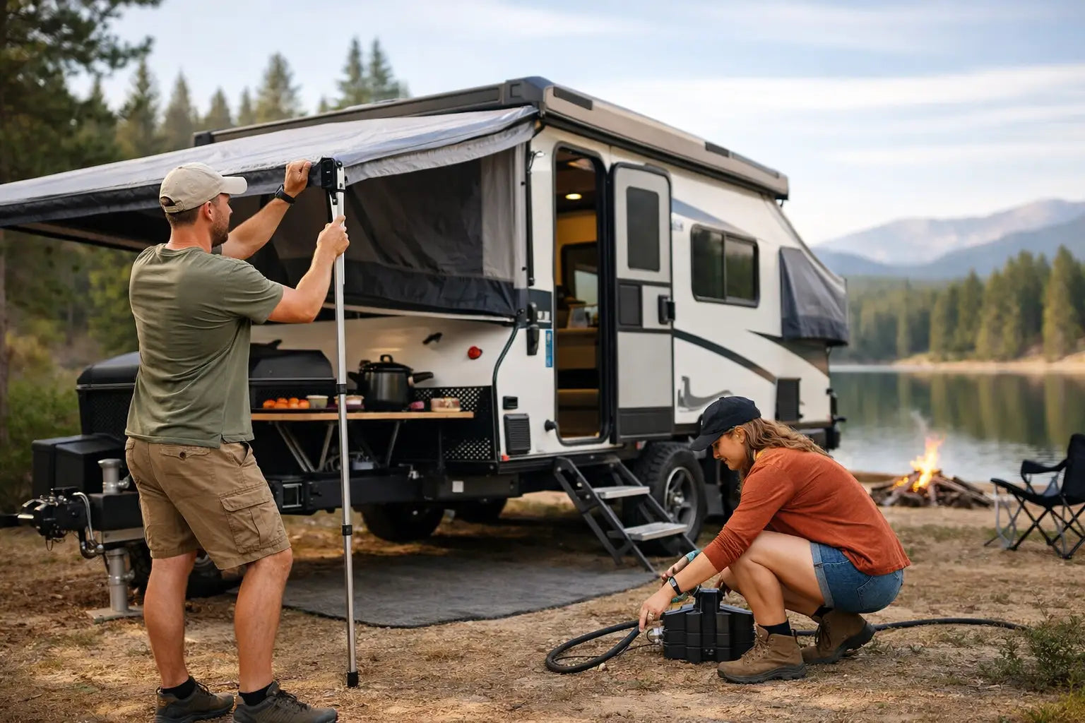 9 Camper Trailer Setup Tips That Save Time