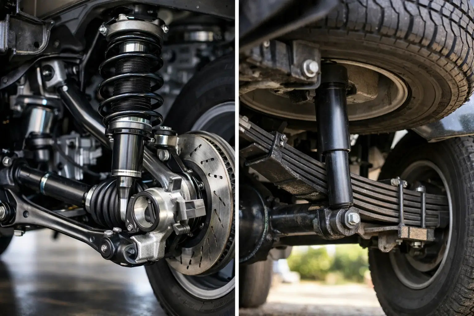 Independent Suspension vs Leaf Spring Compared