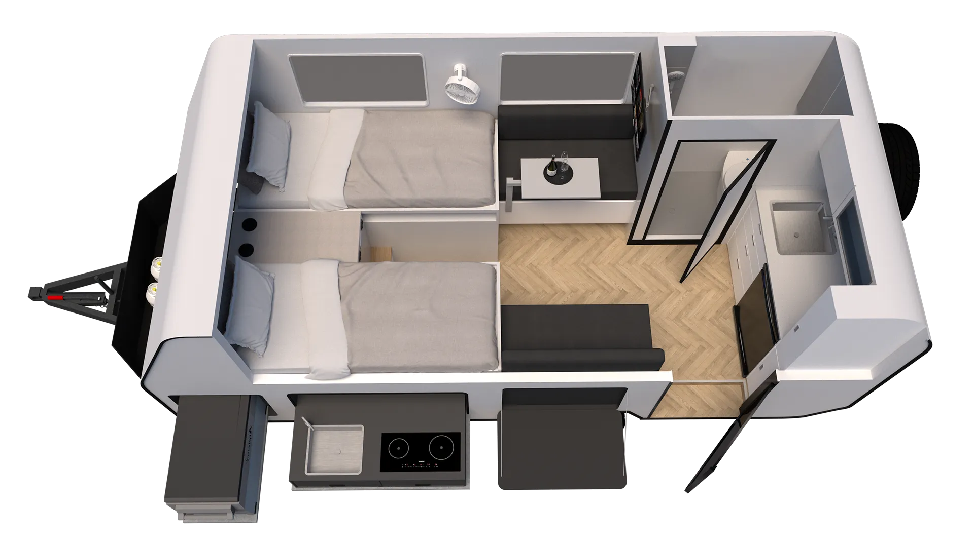 C16-twinsingles-kitchenette