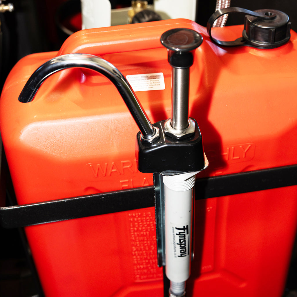 Hand Pump on Drawbar