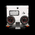 Double Spare Wheel Rear Bar with Dual Jerry Can Holders & Slide Drawer