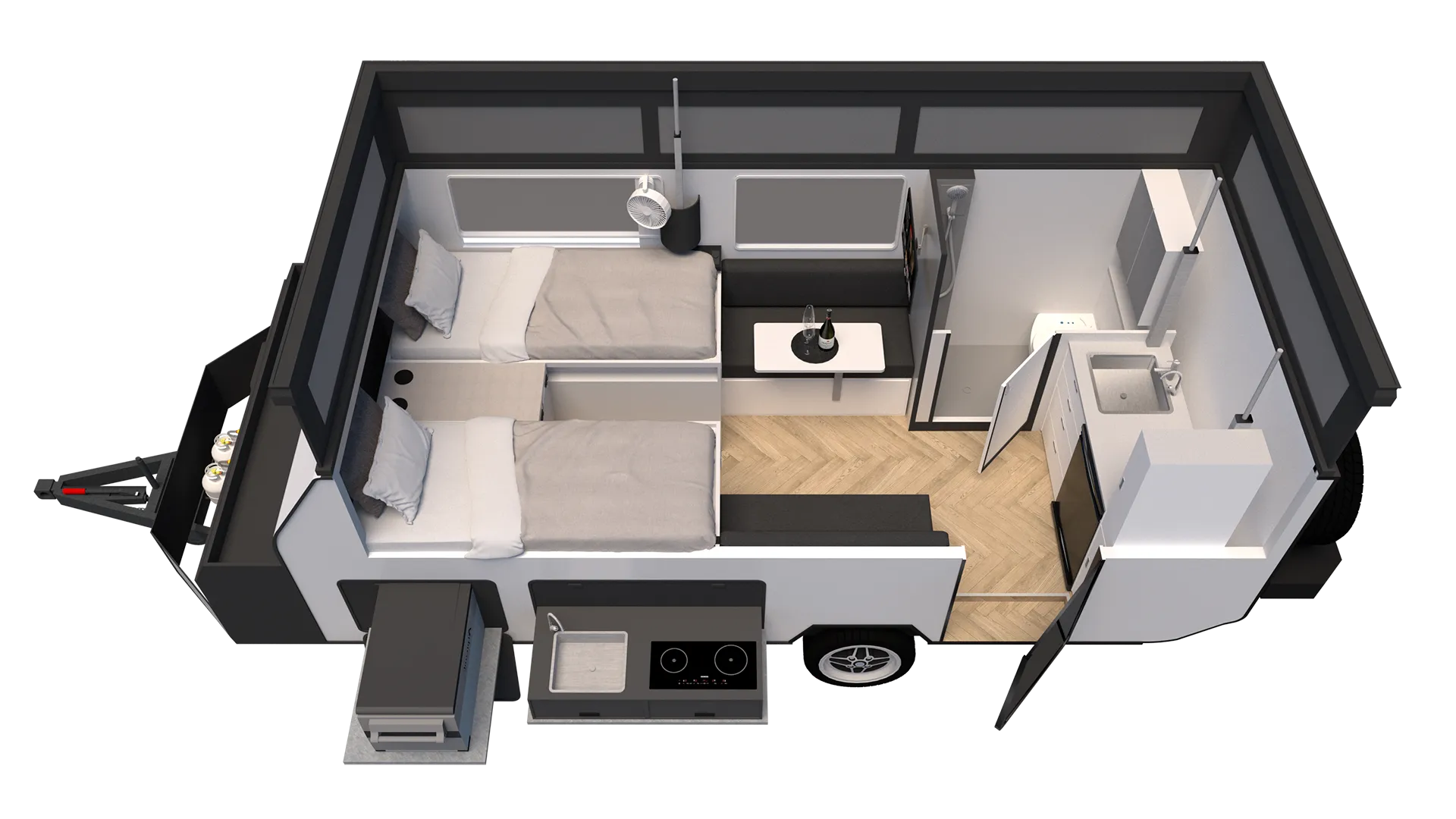 H16-twinsingles-kitchenette
